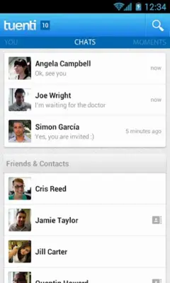 Tuenti Social Messenger android App screenshot 2