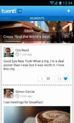 Tuenti Social Messenger android App screenshot 3